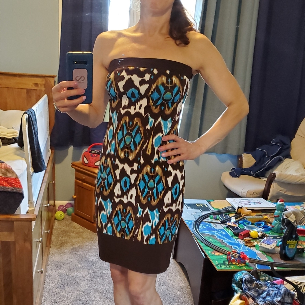 Summer strapless dress size S